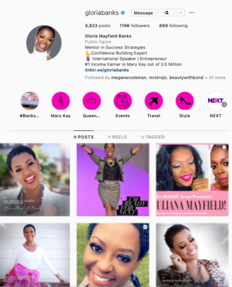 Gloria Mayfield banks